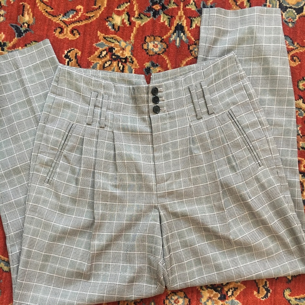 BCBGMAXAZRIA Pleated Waist Pants